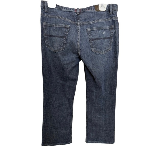 X2 Denim Laboratory Vintage Express Cropped Denim Y2K Jeans Estimated Size 32 - Picture 2 of 6